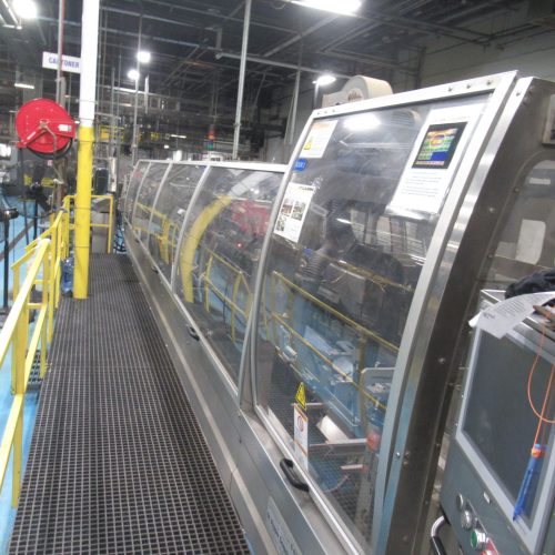 Complete 750 BPM Bottle Filling, Capping, Labeleing, and Packaging  Line (Line 1)