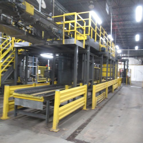 Complete 750 BPM Bottle Filling, Capping, Labeleing, and Packaging  Line (Line 1)