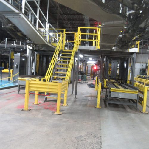 Complete 750 BPM Bottle Filling, Capping, Labeleing, and Packaging  Line (Line 1)