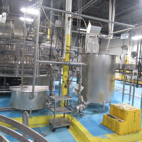 Complete 750 BPM Bottle Filling, Capping, Labeleing, and Packaging  Line (Line 1)