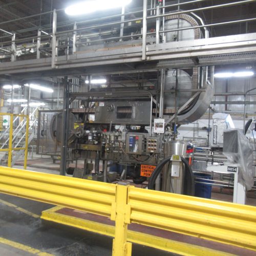 Complete 575 BPM Bottle Filling, Capping, Labeling, and Packaging Line (Line 2)
