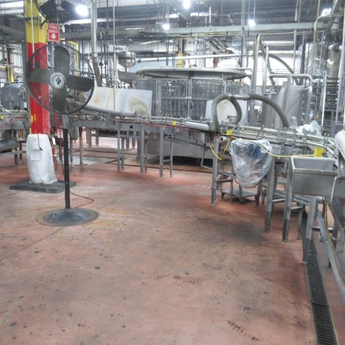 Complete 575 BPM Bottle Filling, Capping, Labeling, and Packaging Line (Line 2)