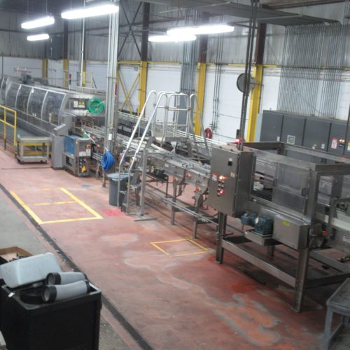 Complete 575 BPM Bottle Filling, Capping, Labeling, and Packaging Line (Line 2)