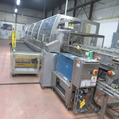 Complete 575 BPM Bottle Filling, Capping, Labeling, and Packaging Line (Line 2)