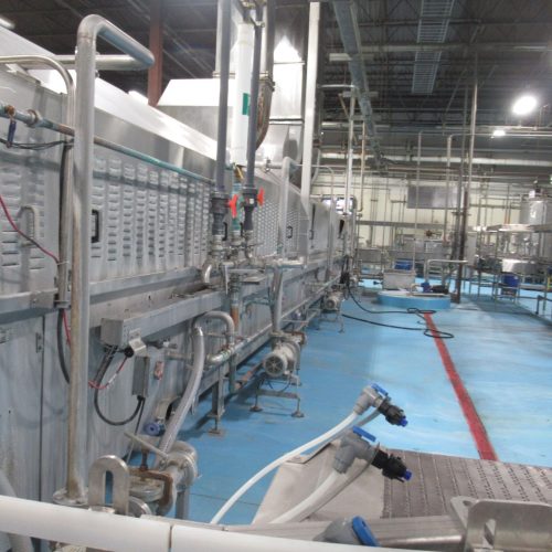 Complete 650 BPM Bottle Filling, Capping, Labeling, and Packaging Line (Line 3)
