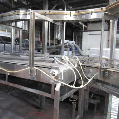 Complete 800 BPM Bottle Filling, Capping, Labeling, and Packaging Line (Line 4)