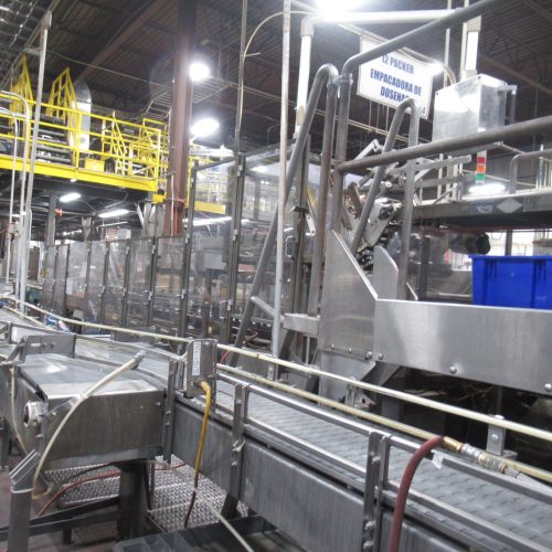 Complete 800 BPM Bottle Filling, Capping, Labeling, and Packaging Line (Line 4)