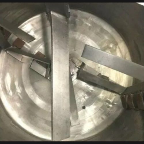 500 Gallon Lee Vertical 316 S/S Jacketed Sweep Scrape Agitated Tank