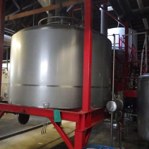 50 BBL Santrosa 3-Vessel S/S Brewhouse Including Mash Tun, Whirlpool and Brew Kettle