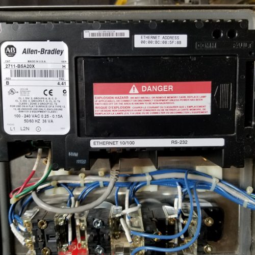 PDC Model R300 Shrink Sleeve Labeler with Heat Shrink Tunnel and Label Unwinder