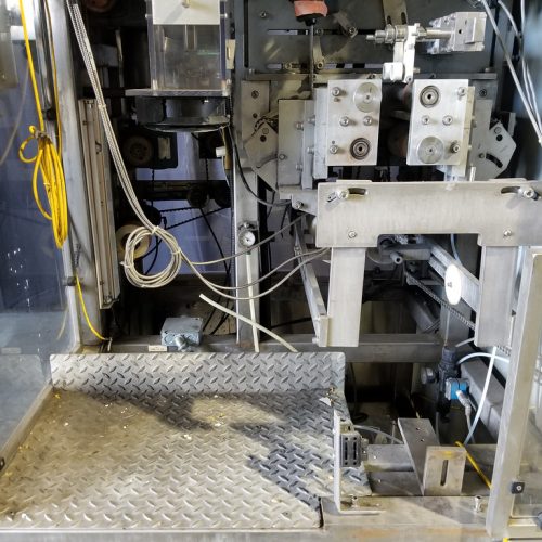 PDC Model R300 Shrink Sleeve Labeler with Heat Shrink Tunnel and Label Unwinder