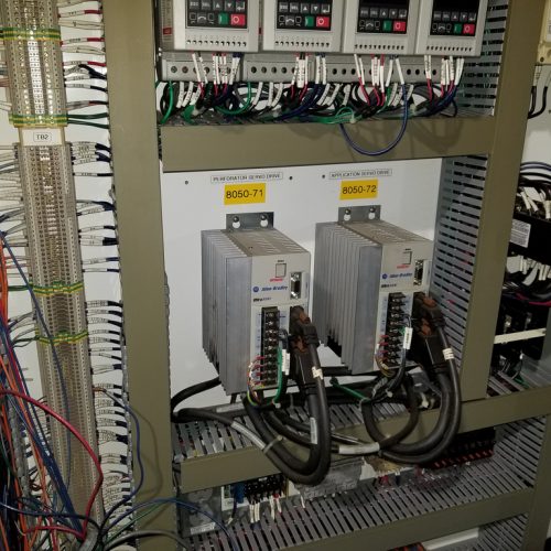 PDC Model R300 Shrink Sleeve Labeler with Heat Shrink Tunnel and Label Unwinder