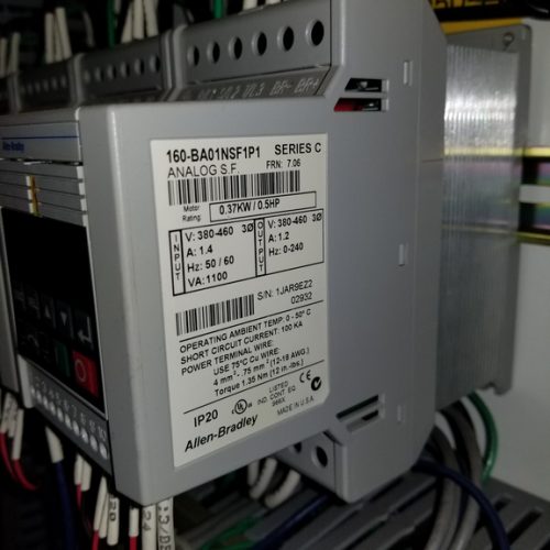 PDC Model R300 Shrink Sleeve Labeler with Heat Shrink Tunnel and Label Unwinder