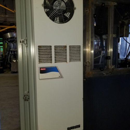 PDC Model R300 Shrink Sleeve Labeler with Heat Shrink Tunnel and Label Unwinder