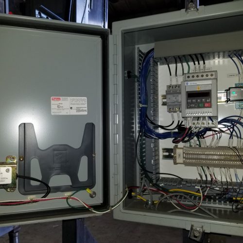 PDC Model R300 Shrink Sleeve Labeler with Heat Shrink Tunnel and Label Unwinder