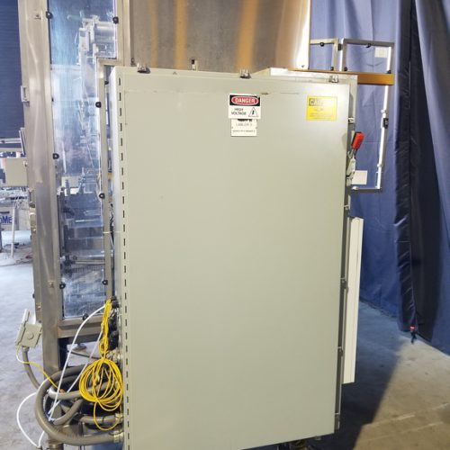 PDC Model R300 Shrink Sleeve Labeler with Heat Shrink Tunnel and Label Unwinder