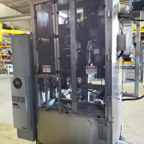 PDC Model R300 Shrink Sleeve Labeler with Heat Shrink Tunnel and Label Unwinder