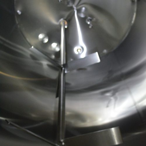 7,500 Gallon Feldmeier S/S Vertical Jacketed Prop Agitated Tank