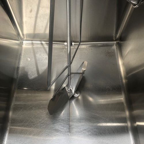 460 Gallon Cherry Burrell S/S Dual Compartment Agitated Insulated Mix Tank