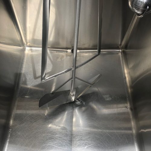 460 Gallon Cherry Burrell S/S Dual Compartment Agitated Insulated Mix Tank