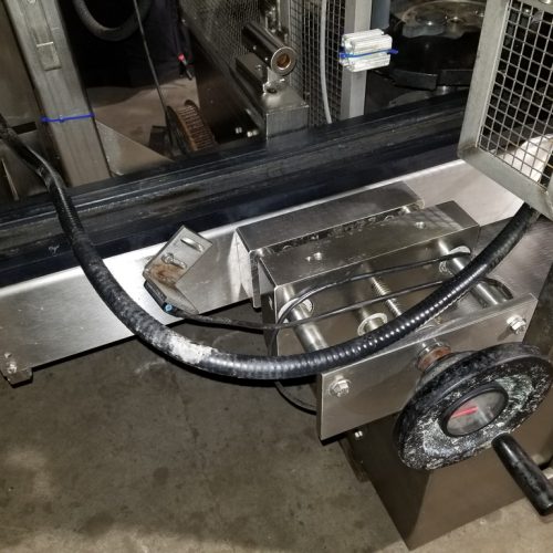 US Bottlers Model MC10SS (10) Head S/S Rotary Screw Capper with Cap Elevator