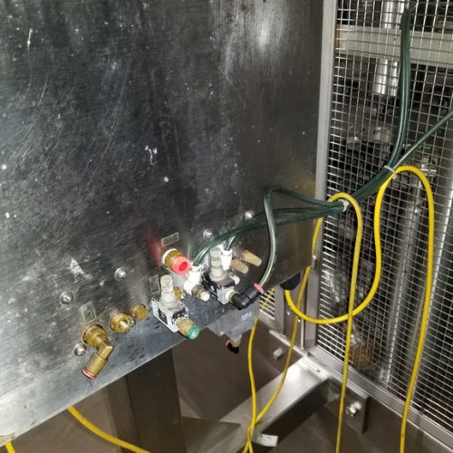 US Bottlers Model MC10SS (10) Head S/S Rotary Screw Capper with Cap Elevator