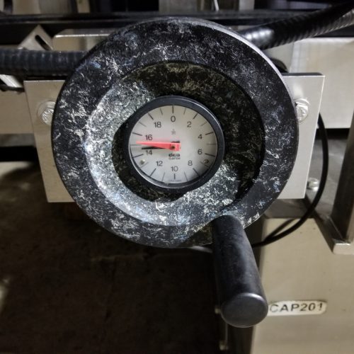 US Bottlers Model MC10SS (10) Head S/S Rotary Screw Capper with Cap Elevator