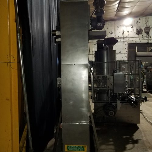 US Bottlers Model MC10SS (10) Head S/S Rotary Screw Capper with Cap Elevator