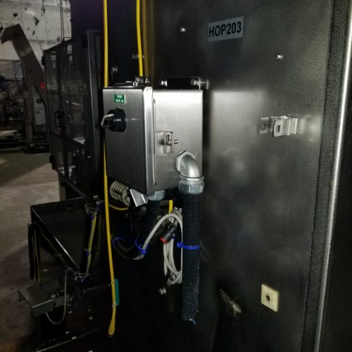 US Bottlers Model MC10SS (10) Head S/S Rotary Screw Capper with Cap Elevator