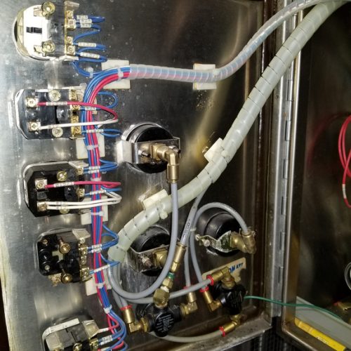 US Bottlers Model MC10SS (10) Head S/S Rotary Screw Capper with Cap Elevator