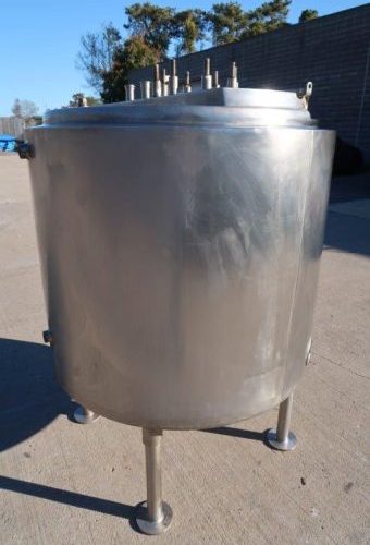 200 Gallon Tolan 316 S/S Vertical Jacketed Tank