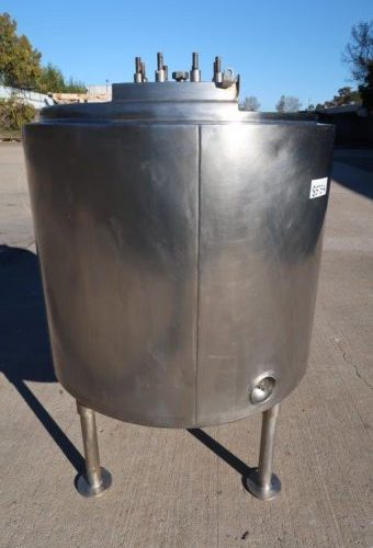 200 Gallon Tolan 316 S/S Vertical Jacketed Tank