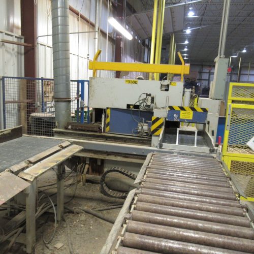 Finger Joint Line Including Rotary Table Jointer and Loader, Press, Conveyors