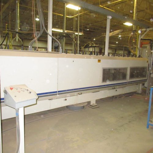 Eagle Model PR1000 Laminating Line with Press, Roller, Cutoff Saw, Hot Melts