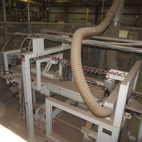 Eagle Model PR1000 Laminating Line with Press, Roller, Cutoff Saw, Hot Melts
