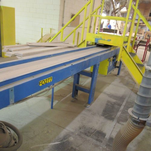 Eagle Model PR1000 Laminating Line with Press, Roller, Cutoff Saw, Hot Melts