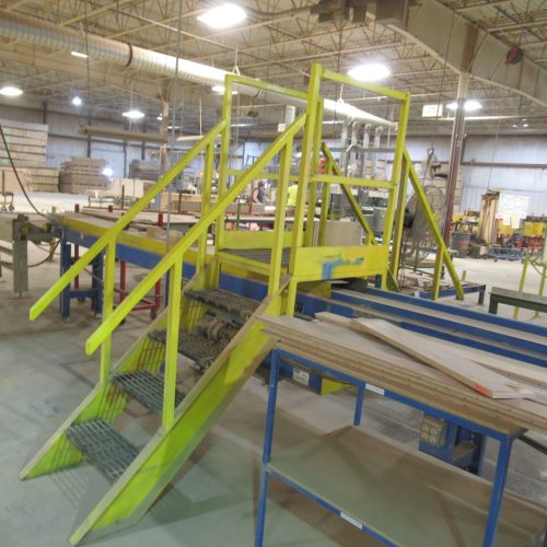 Eagle Model PR1000 Laminating Line with Press, Roller, Cutoff Saw, Hot Melts