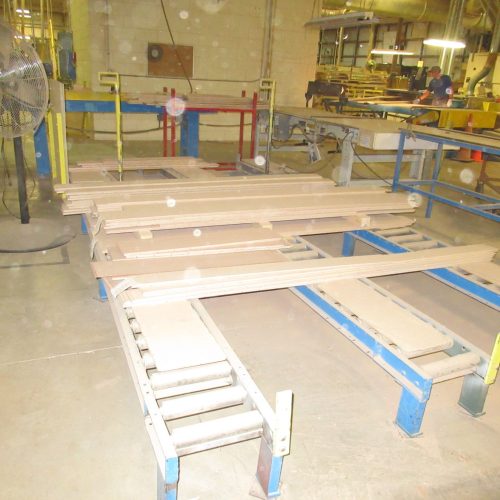 Eagle Model PR1000 Laminating Line with Press, Roller, Cutoff Saw, Hot Melts