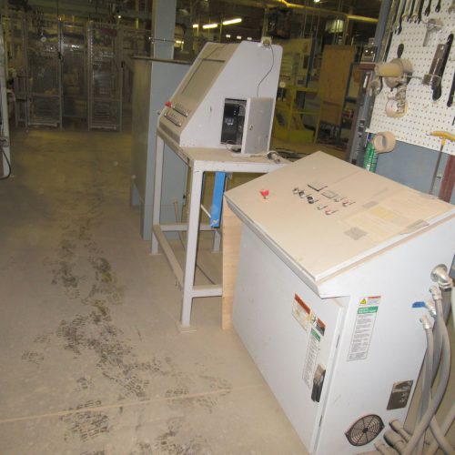 Eagle Model PR1000 Laminating Line with Press, Roller, Cutoff Saw, Hot Melts