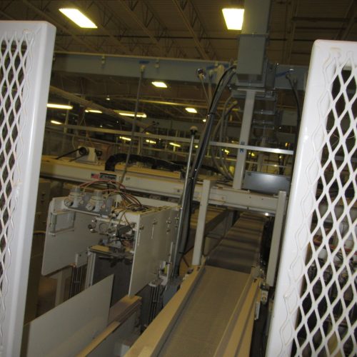 Eagle Model PR1000 Laminating Line with Press, Roller, Cutoff Saw, Hot Melts