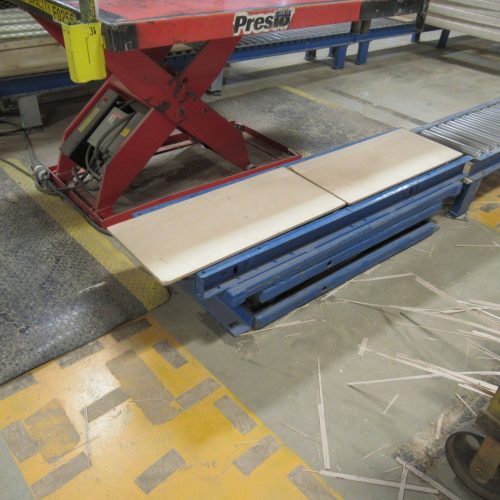 Complete Plywood Line Including Sheet Lift, Kerf Saws, Crane, Etc