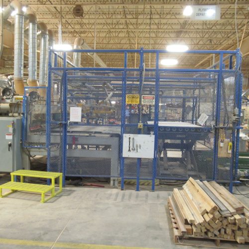 Complete Plywood Line Including Sheet Lift, Kerf Saws, Crane, Etc