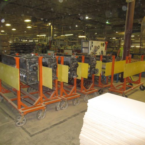 Complete Plywood Line Including Sheet Lift, Kerf Saws, Crane, Etc