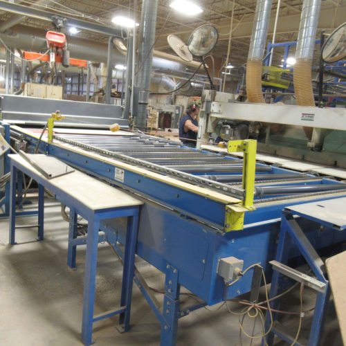 Complete Plywood Line Including Sheet Lift, Kerf Saws, Crane, Etc