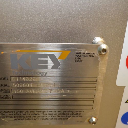 Key Technology Model S114322 Iso-Flow 12 in W x 102 in L S/S Vibratory Conveyor