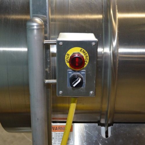 Spray Dynamics Model SD10 27 in Diameter S/S Seasoning Drum  with Powder Feeder