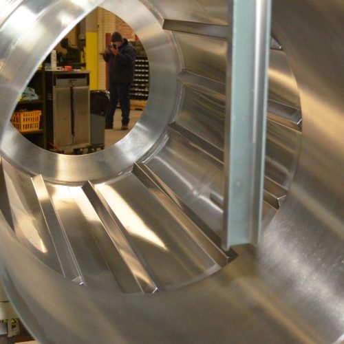 Spray Dynamics Model SD10 27 in Diameter S/S Seasoning Drum  with Powder Feeder