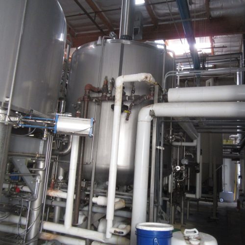 Complete Mueller 50 BBL Capacity Brewhouse System w/ Mash, Lauder Tuns, Brew Kettle