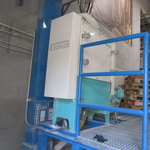 Complete Grain Processing System Including Grain Roller, Hopper, and Elevator