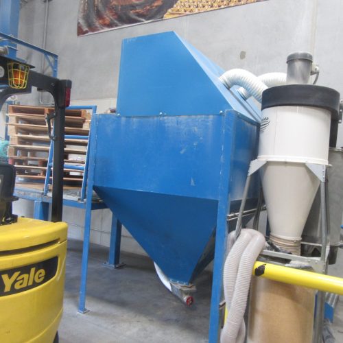 Complete Grain Processing System Including Grain Roller, Hopper, and Elevator